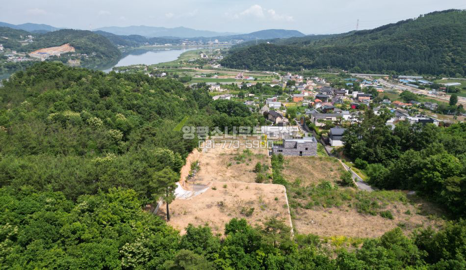 양평군 강상면 세월리 남동향 남한강조망 단지 최상단 