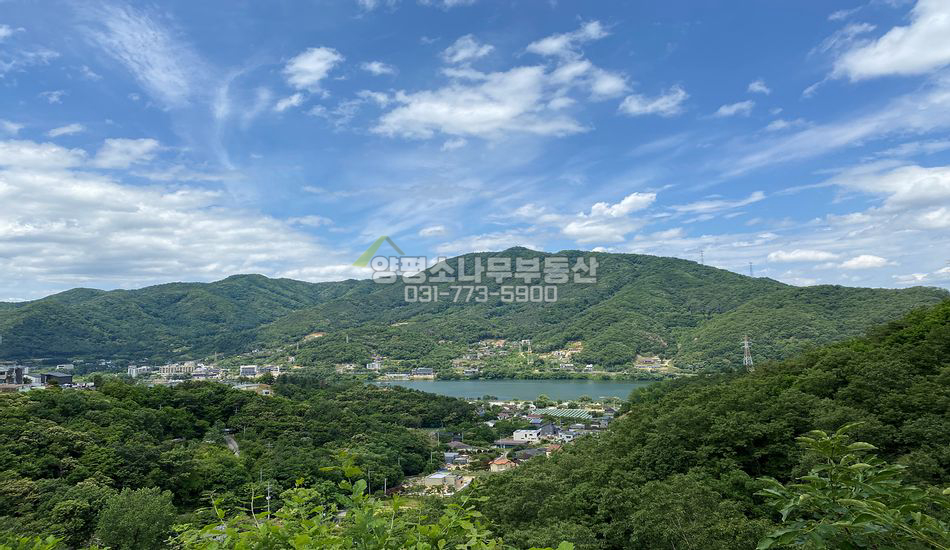 양평군 서종면 문호리 지대높은곳 자연림 주택지