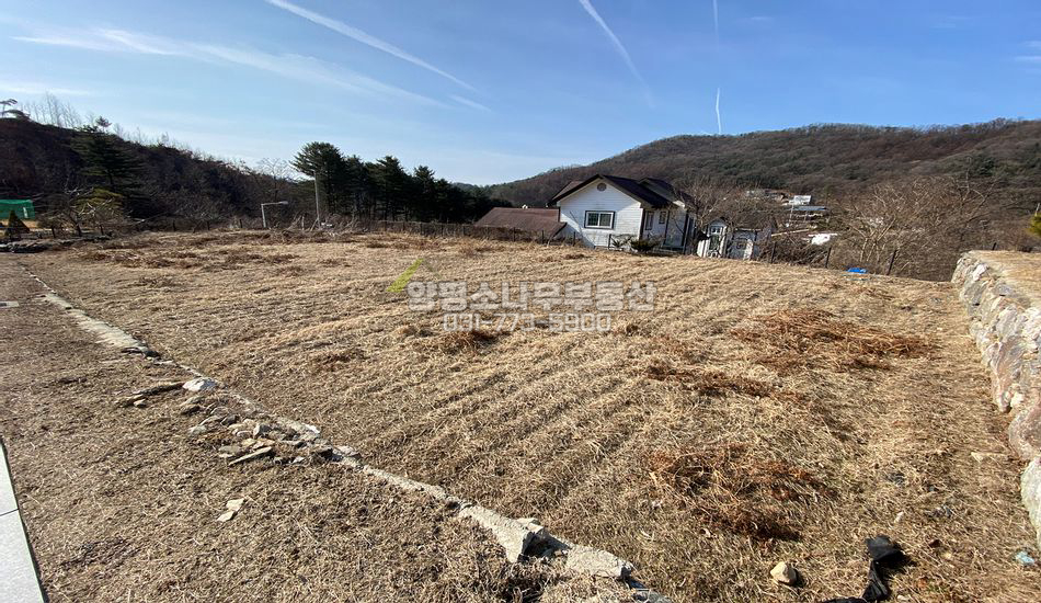 양평군 옥천면 아신리 마을상단 위치 주택지