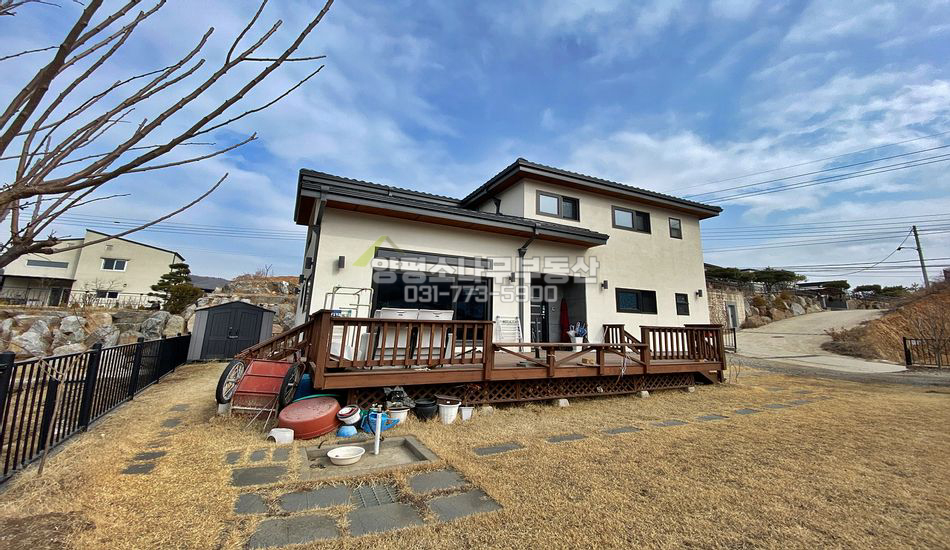 양평군 서종면 도장리 진입도로 좋은 목조주택
