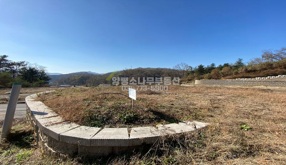 양평군 양평읍 오빈리 토목완료 남향 전원주택 부지