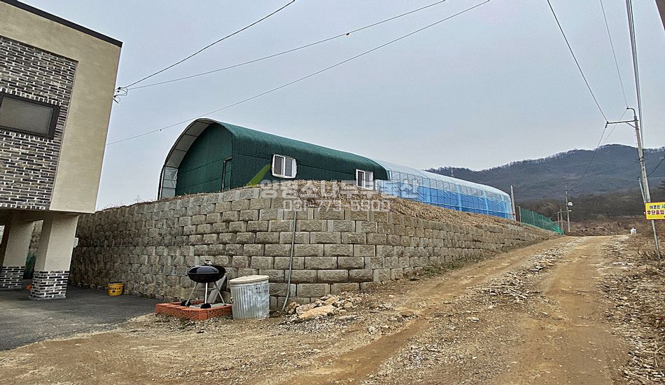 양평군 강하면 전수리 마을 안쪽 토목완료 주택지