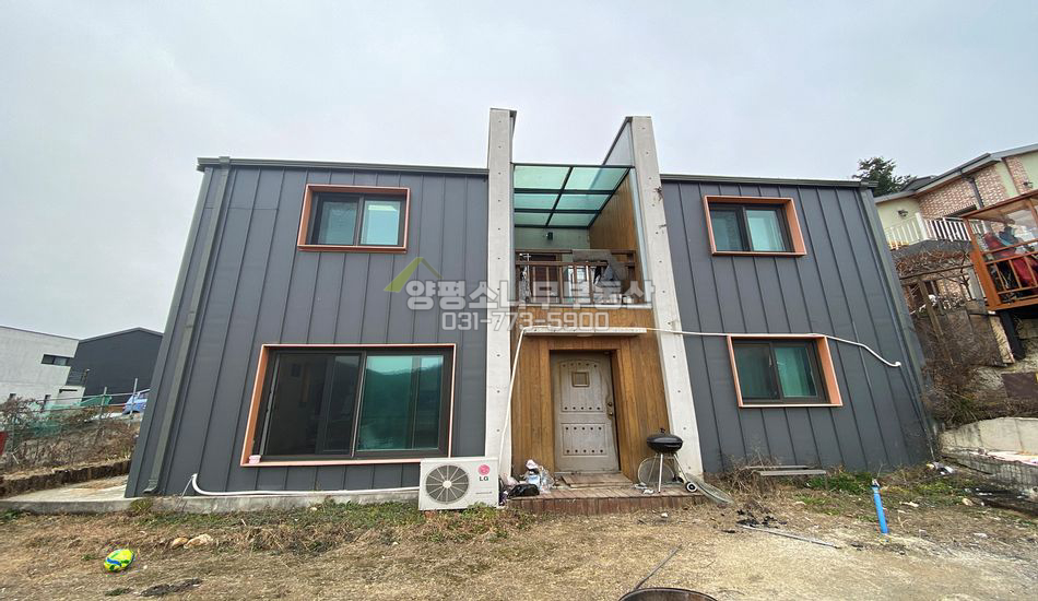 양평군 용문면 조현리 조현초 도보 언덕위 주택