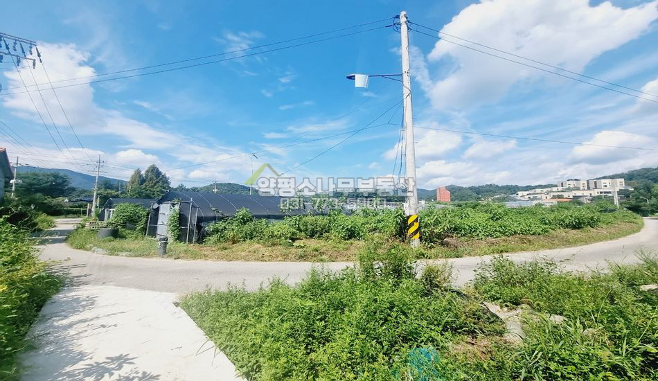 양평군 서종면 문호리 지방도 인근 평지 토지/분할가능