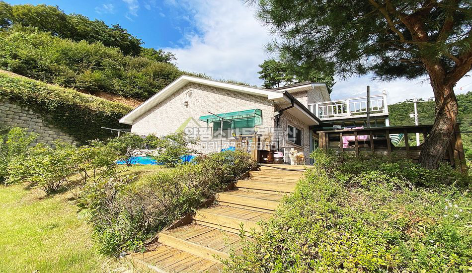 양평군 양서면 목왕리 급경사지 산자락 주택