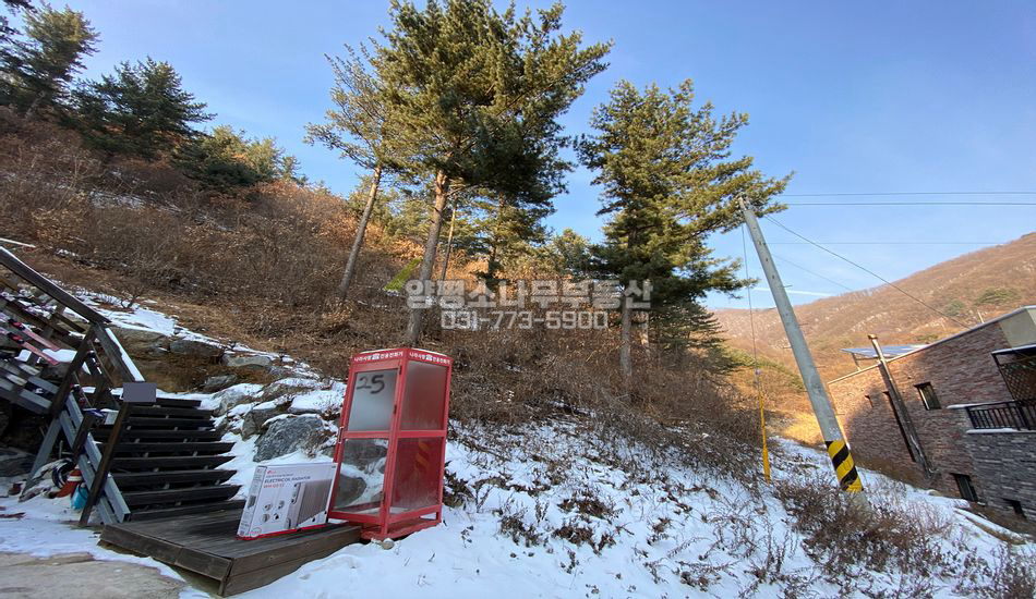 양평군 옥천면 신복리 마을끝 자연림 주택지