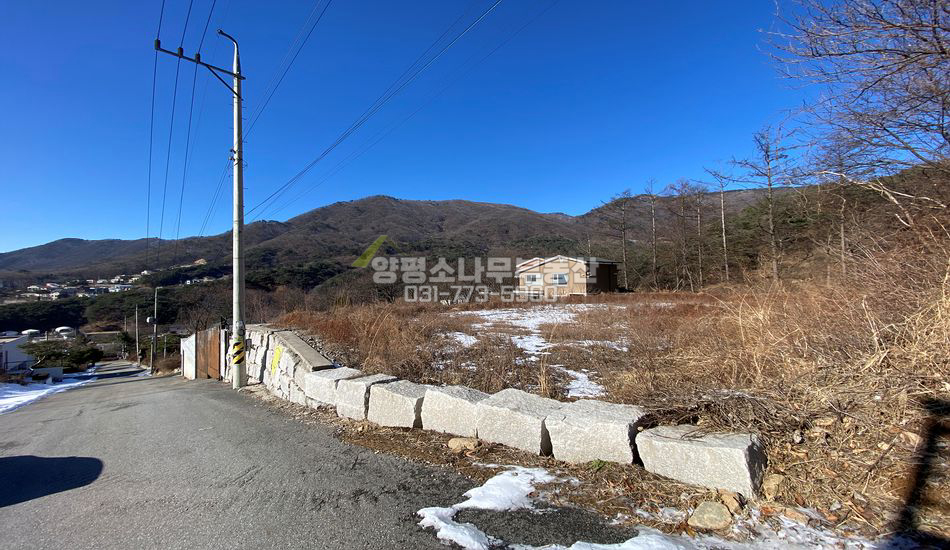 양평군 옥천면 용천리 경관우수 인기 단지 토목완료 필지