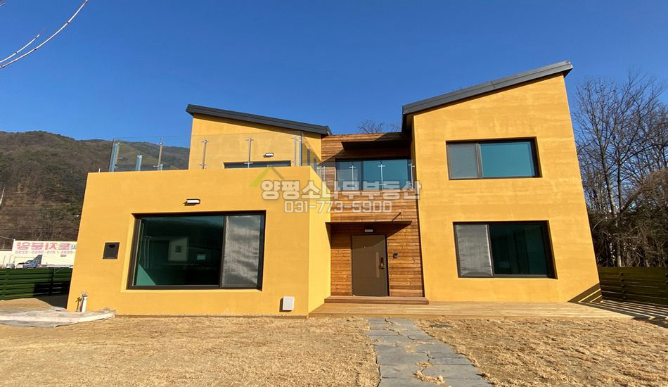양평군 용문면 삼성리 흑천변 준공예정 신축주택