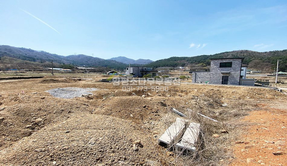 양평군 서종면 서후리 평지의 소형 주택지