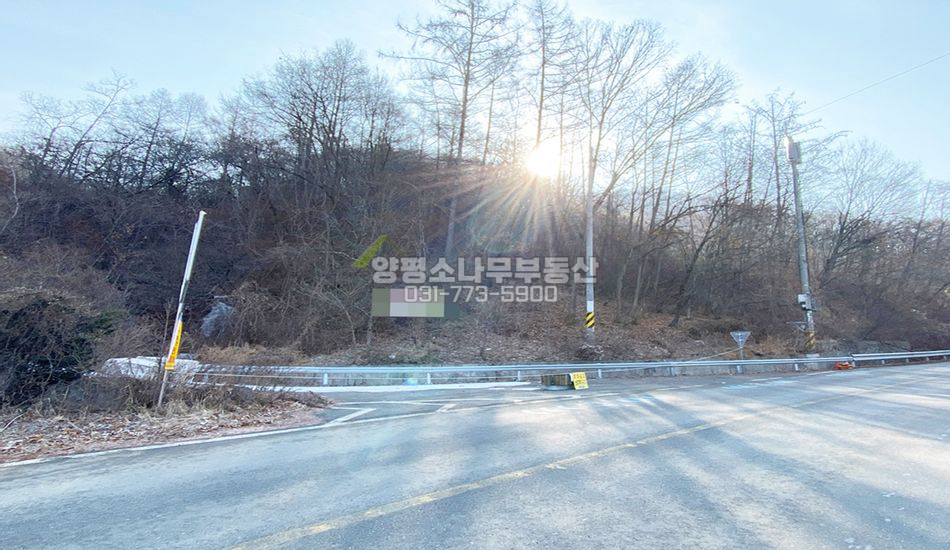 양평군 서종면 수능리 자연림 급경사 맹지