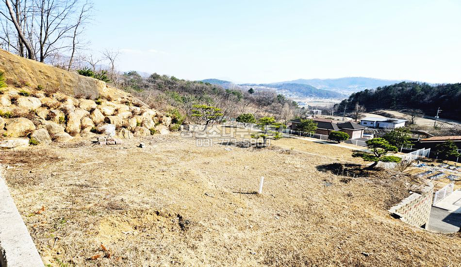 양평군 옥천면 신복리 마을 상단 단지형 주택지