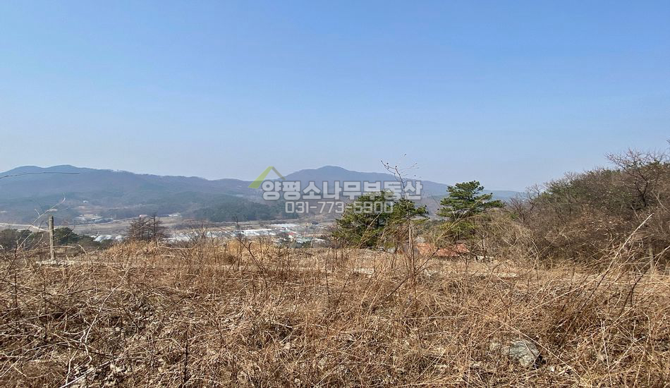양평군 지평면 망미리 마을상단부 전망좋은땅/토목완료