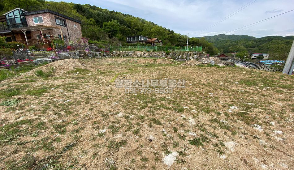 양평군 양서면 도곡리 야트막한 남향 주택지