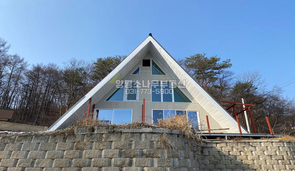 양평군 옥천면 옥천리 개성있는 외관의 신축주택
