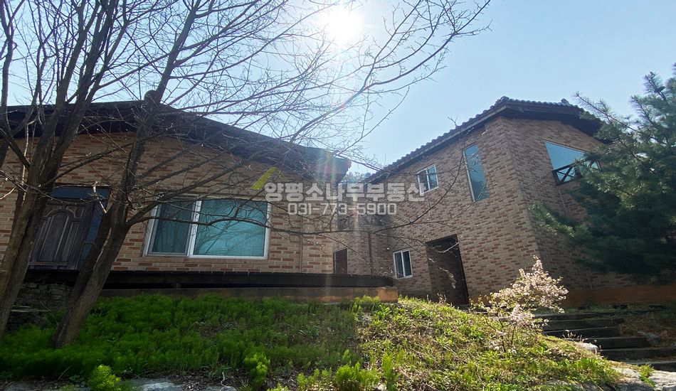 양평군 서종면 수능리 산자락 수리필요한 주택