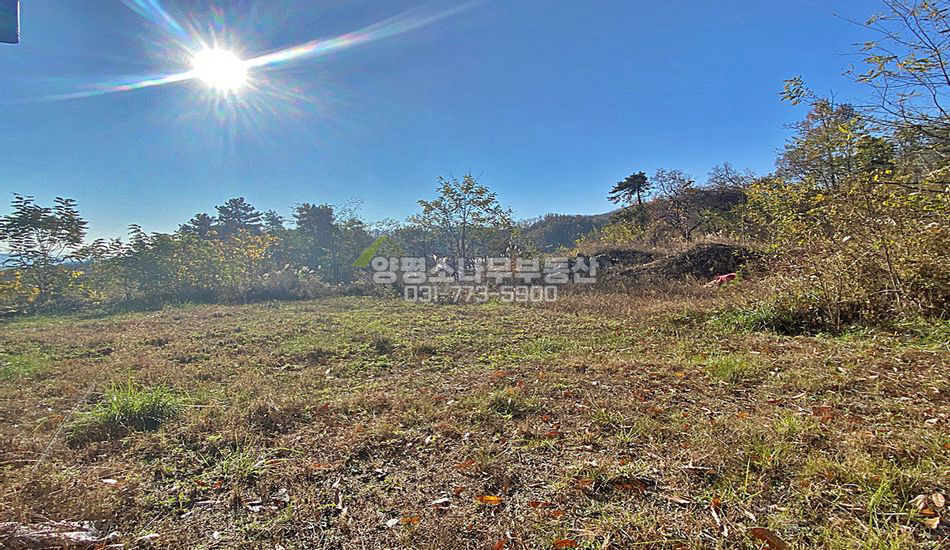 양평군 강상면 병산리 마을 상단 끝자락 주택지