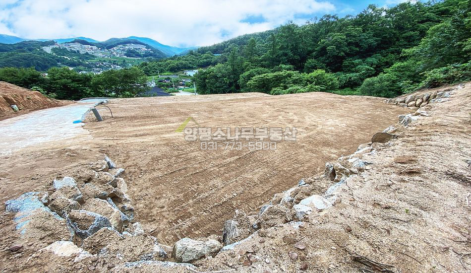 양평군 양서면 증동리 토목완료 전망좋은 주택지