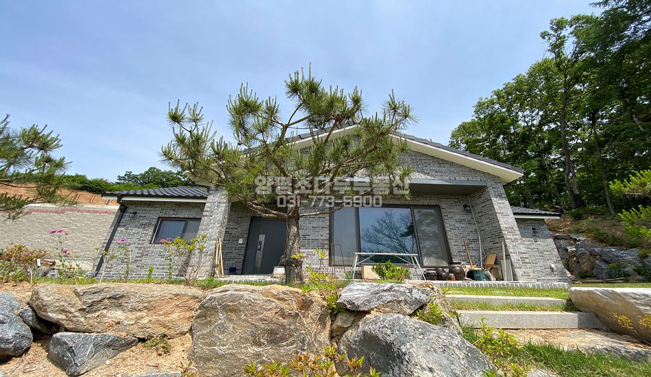 양평군 양서면 청계리 깔끔한 산자락 신축주택/아궁이황토방