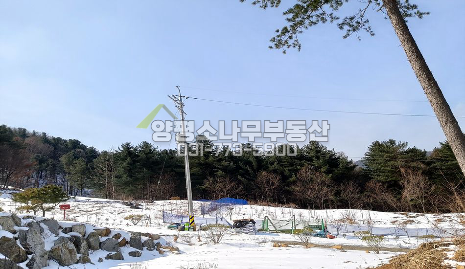 양평군 서종면 명달리 숲속 북향 전망 필지