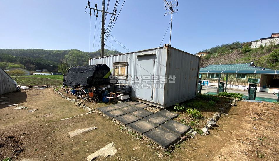 양평군 청운면 갈운리 자연스런 마을 평편한 농지