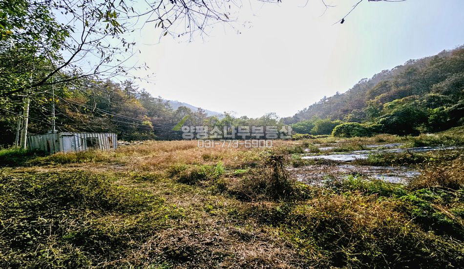 양평군 양서면 증동리 [급]마을 끝 평편한 부지