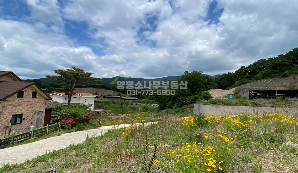 양평군 옥천면 용천리 보강토 토목공사 한적한 주택지