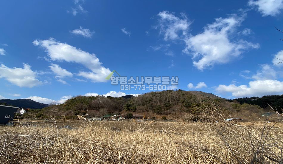양평군 용문면 중원리 산세좋은 2차선 접한 부지