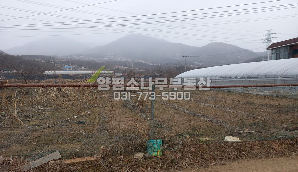 양평군 양평읍 백안리 평지 남향 주택지