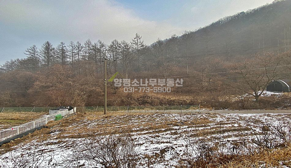 양평군 단월면 삼가리 마을 깊숙한곳 소형 주택지