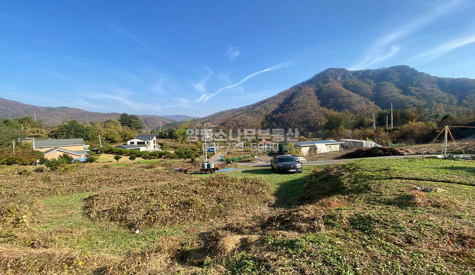 양평군 단월면 석산리 국유림 접함/산세좋은 마을상단 주택지