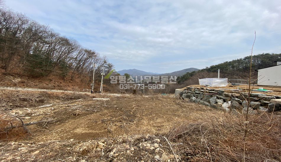 양평군 용문면 망능리 마을 깊숙한곳 주택지