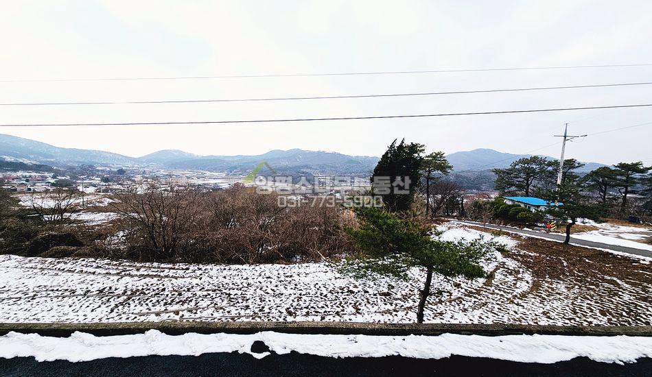 양평군 지평면 망미리 마을 상단 전망좋은 주택지/기반완비