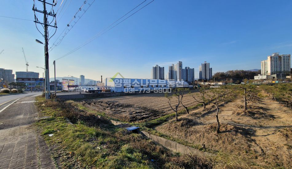 양평군 양평읍 백안리 [가격인하]왕복5차선 대로변 근생부지