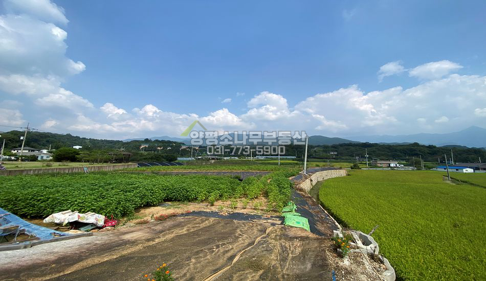 양평군 옥천면 신복리 2차선 인근 진흥구역 토지