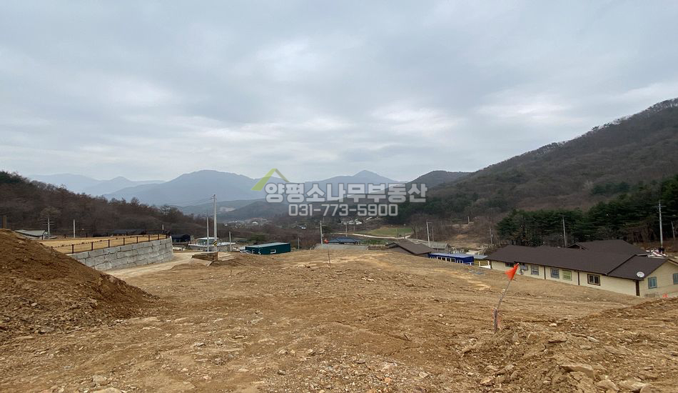 양평군 용문면 망능리 마을 상단 단지형 필지