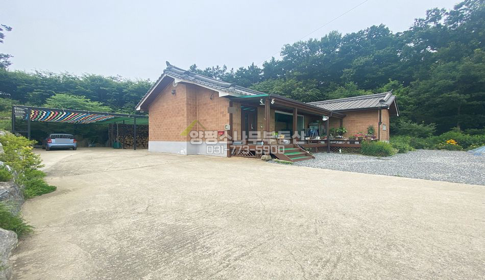 양평군 강상면 송학리 산자락 황토벽돌 주택