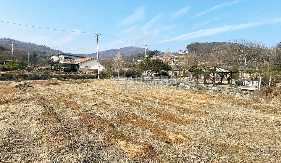 양평군 옥천면 신복리 완만한 마을 상단 주택지