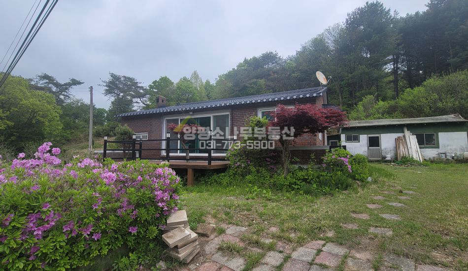양평군 양동면 고송리 터넓은 산자락 단층주택