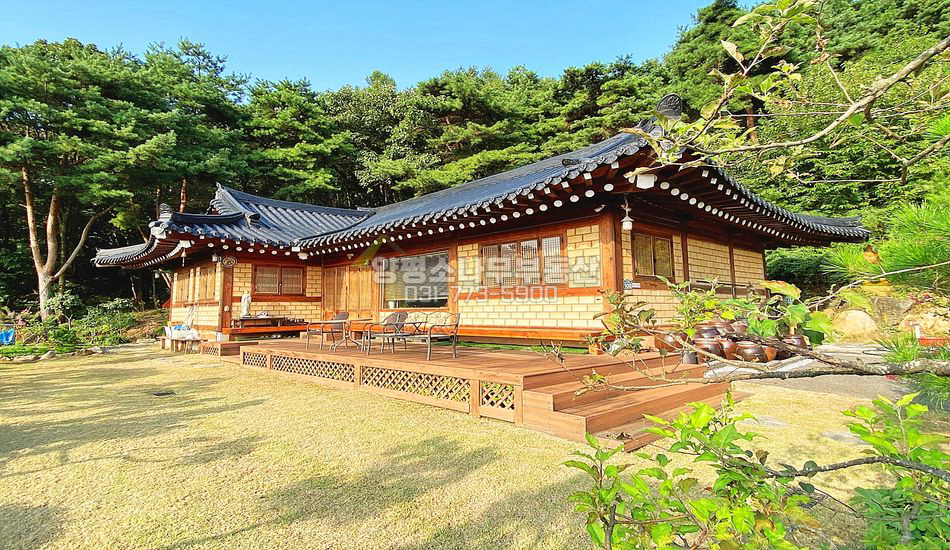 양평군 옥천면 용천리 도로끝 황토벽돌/한옥주택