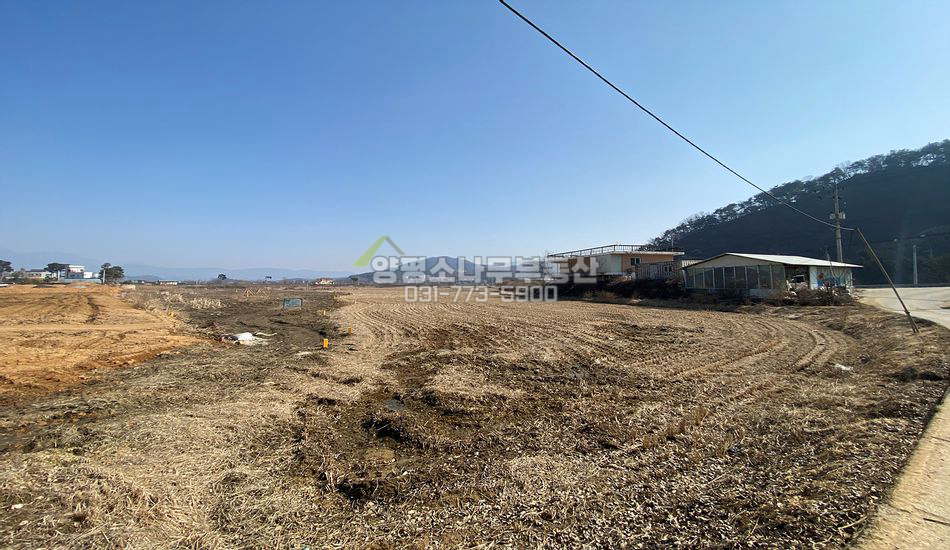 양평군 강상면 세월리 평편한 농경지/초등학교 도보