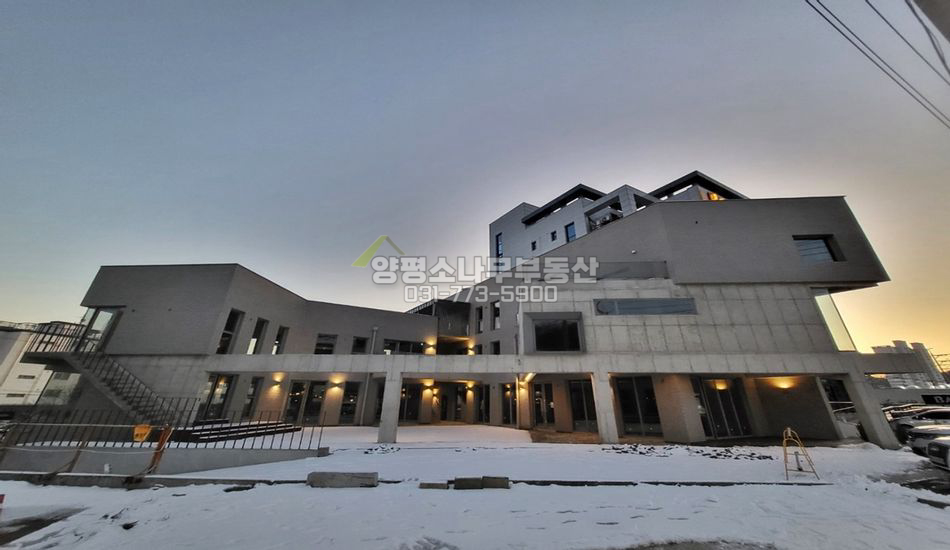양평군 용문면 다문리 대로변 멋진 신축건물 임대
