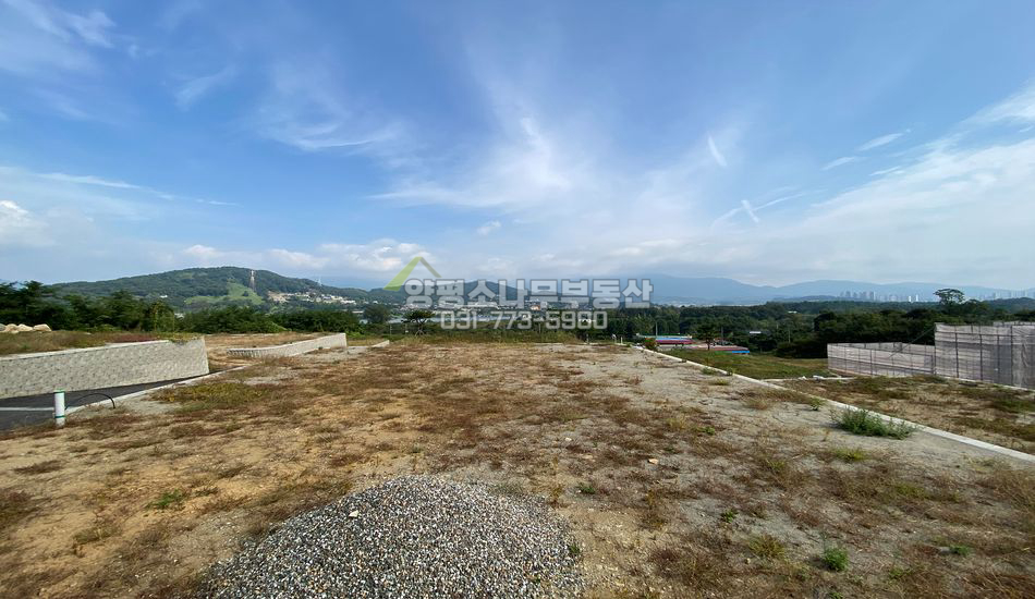 양평군 강상면 병산리 지방도 인근 강조망 주택지
