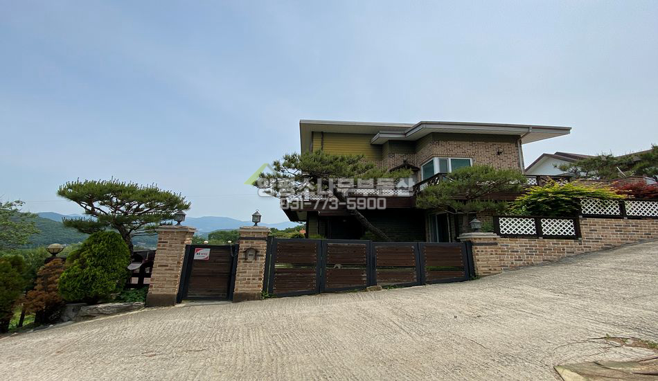 양평군 강하면 전수리 마을 상단 강조망 주택
