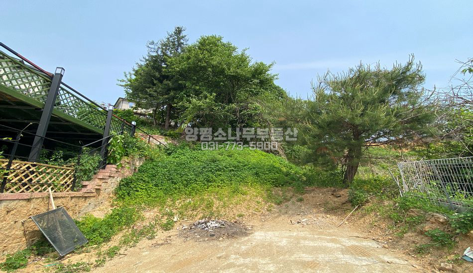 양평군 강상면 화양리 소규모 단지 상단 주택지