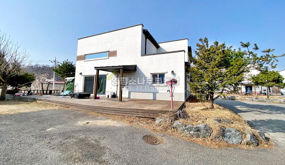 양평군 강상면 송학리 평지 단지형 남향 목조주택