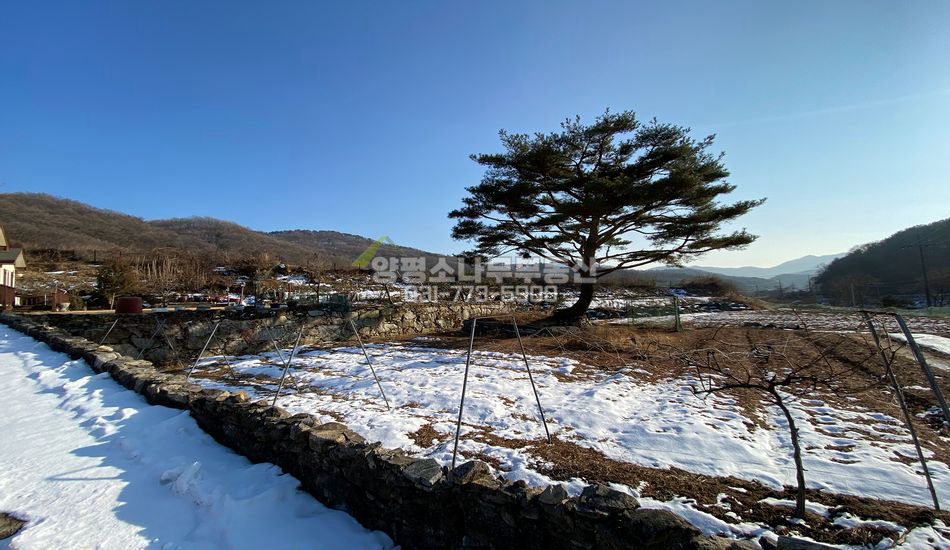 양평군 지평면 무왕리 한적한 시골마을 평편한 부지