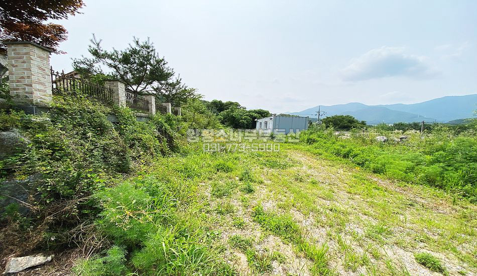 양평군 서종면 문호리 옹벽차고 있는 주택지