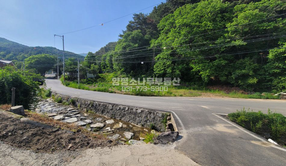 양평군 용문면 오촌리 산자락 정남향 평지 추천 주택지