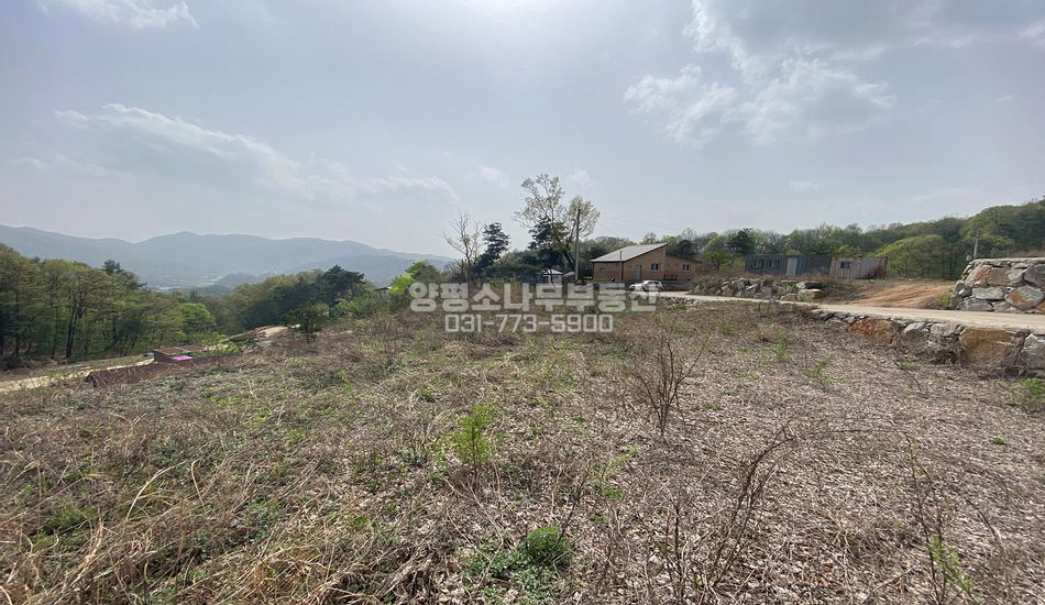 양평군 지평면 무왕리 마을상단 저렴한 주택지