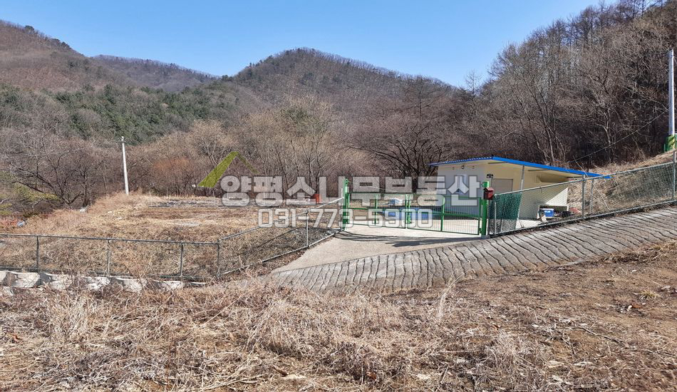 양평군 서종면 수능리 마을 끝 산자락/경관우수/컨테이너